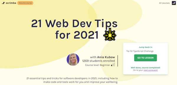 21 Web Dev Tips for 2021