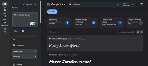 Google Fonts